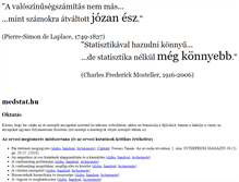 Tablet Screenshot of medstat.hu
